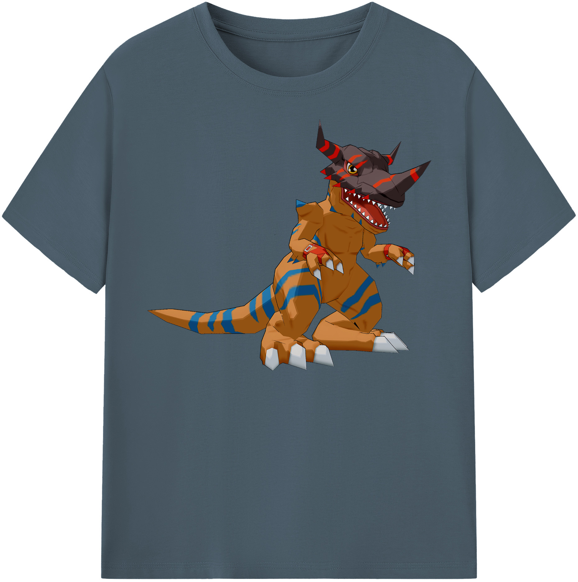 （画像用） Digimon デジタルモンスター/デジモン 綿100％半袖Tシャツ（フロントプリント）